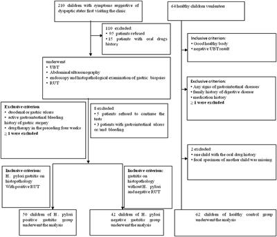 Helicobacter pylori Infection Aggravates Dysbiosis of Gut Microbiome in Children With Gastritis